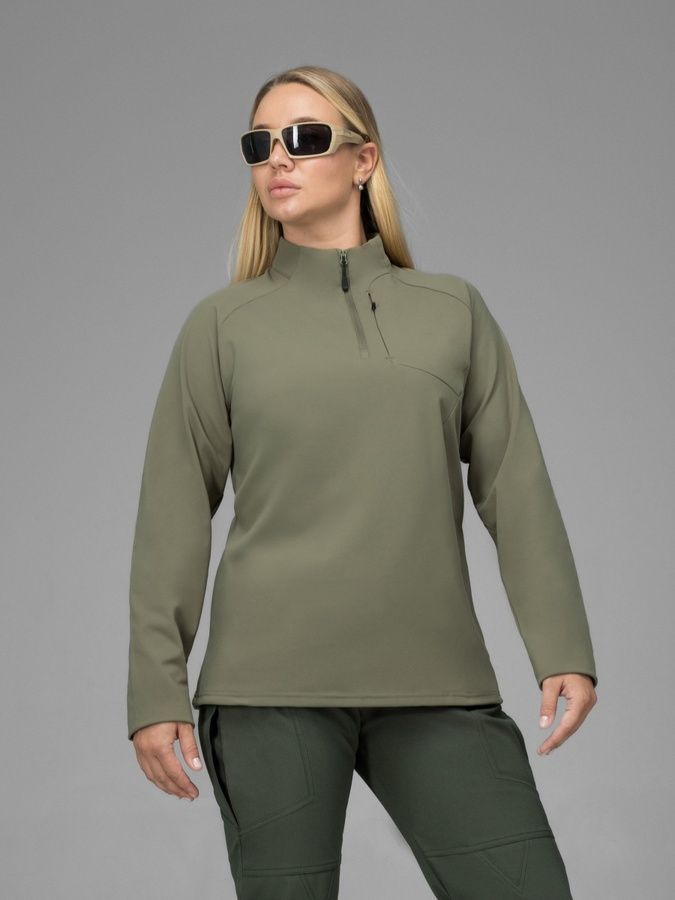 Кофта BEZET женская Active хаки фото