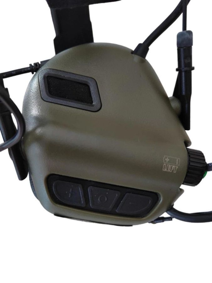 Активні захисні навушники Earmor M32 MARK3 (FG) Olive Mil-Std фото
