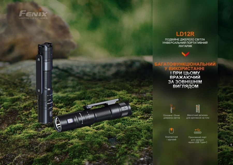 Ліхтар ручний Fenix LD12R фото