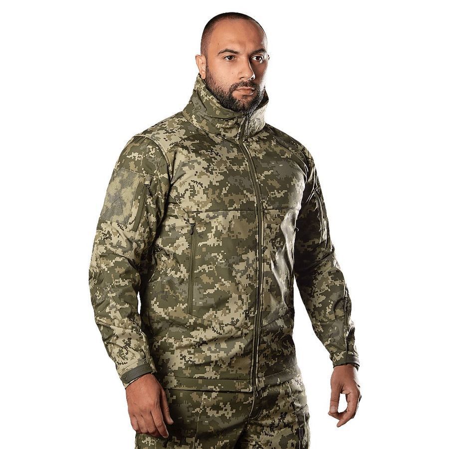 Демісезонний костюм-комплект військовий Phantom SoftShell. Піксель Camotec фото