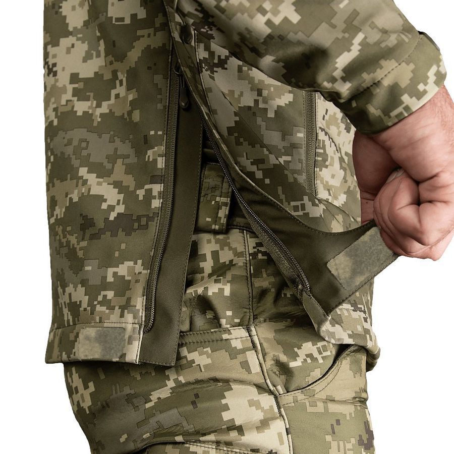 Демісезонний костюм-комплект військовий Phantom SoftShell. Піксель Camotec фото