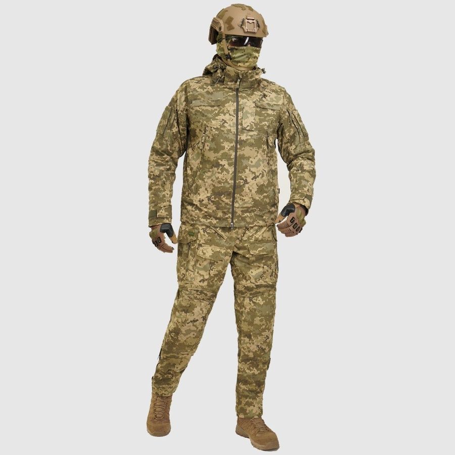 Демисезонный костюм-комплект военный (Брюки + Куртка + Убакс) Gen 5.6 Пиксель Ripstop S UATAC фото