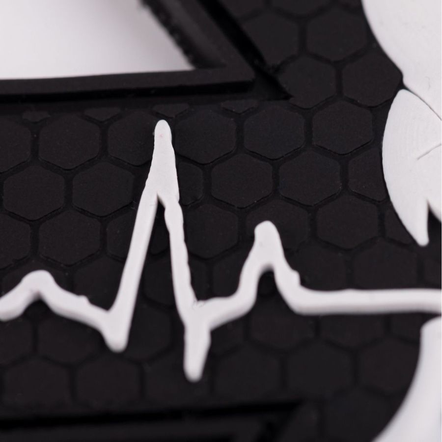 Шеврон Парамедик (білий на чорному фоні) фото Шеврон Парамедик (білий на чорному фоні) фото