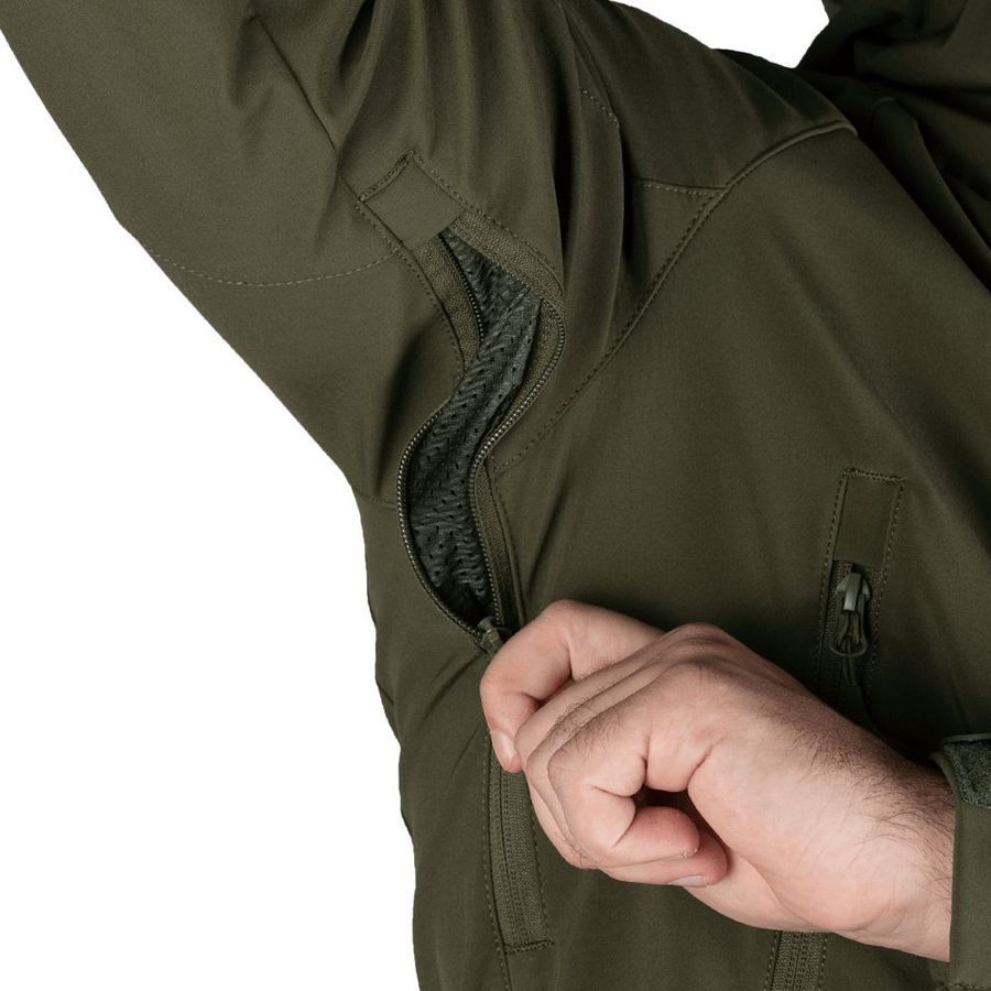 Куртка демисезонная SoftShell. Олива Camotec фото