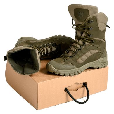 Берцы ботинки тактические зеленые (Высокие) VZ-00239 фото