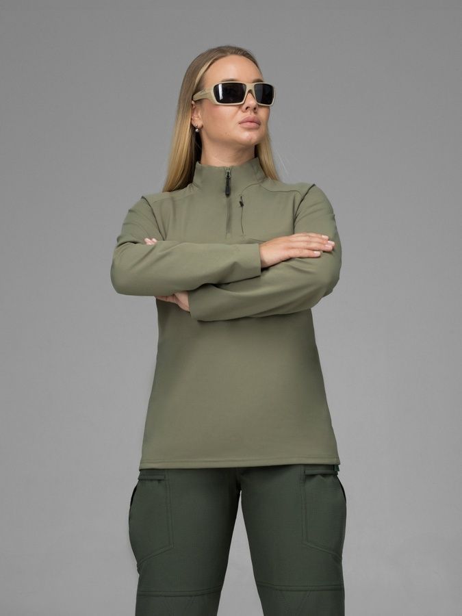 Кофта BEZET женская Active хаки фото