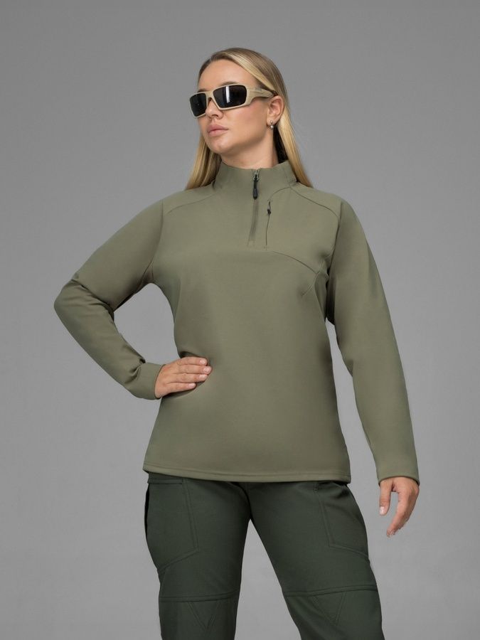 Кофта BEZET женская Active хаки фото
