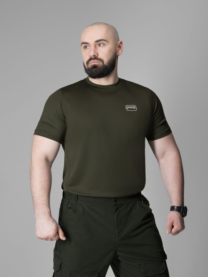 Футболка Basic Coolmax Antistatic хаки BEZET фото