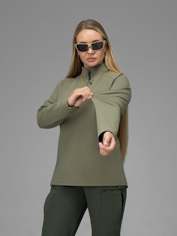 Кофта BEZET женская Active хаки фото