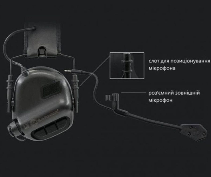 Активні захисні навушники Earmor M32 MOD4 (CB) Coyote Brown фото