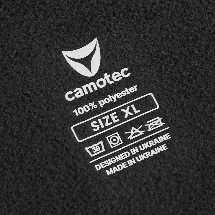 Чоловіча тактична флісова кофта Hawk Himatec чорна Camotec фото