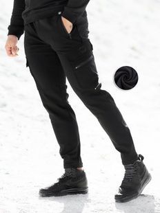 Теплі карго штани BEZET Softshell Black'20 фото