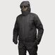 Тактическая зимняя куртка UATAC Black Membrane Climashield Apex 136 фото 1