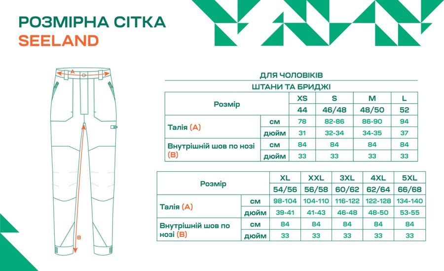 Брюки Seeland Outdoor stretch 56 Зеленый фото