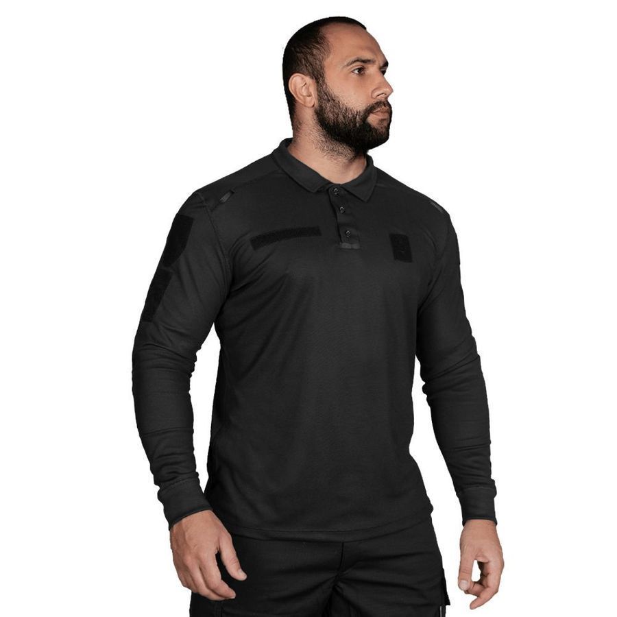 Футболка Paladin Long LT CoolPass чорна Camotec фото
