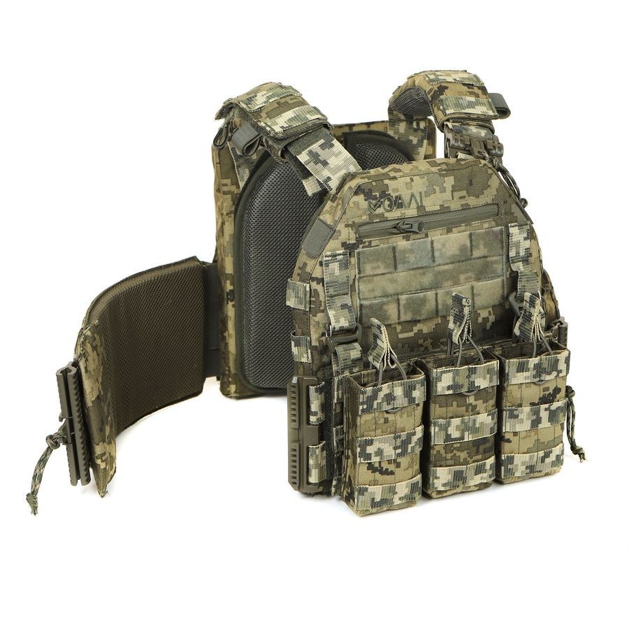 Плитоноска МИЦЬ 2.0 пиксель с функцией быстрого сброса (PLATE CARRIER) МОЛЛИ фото