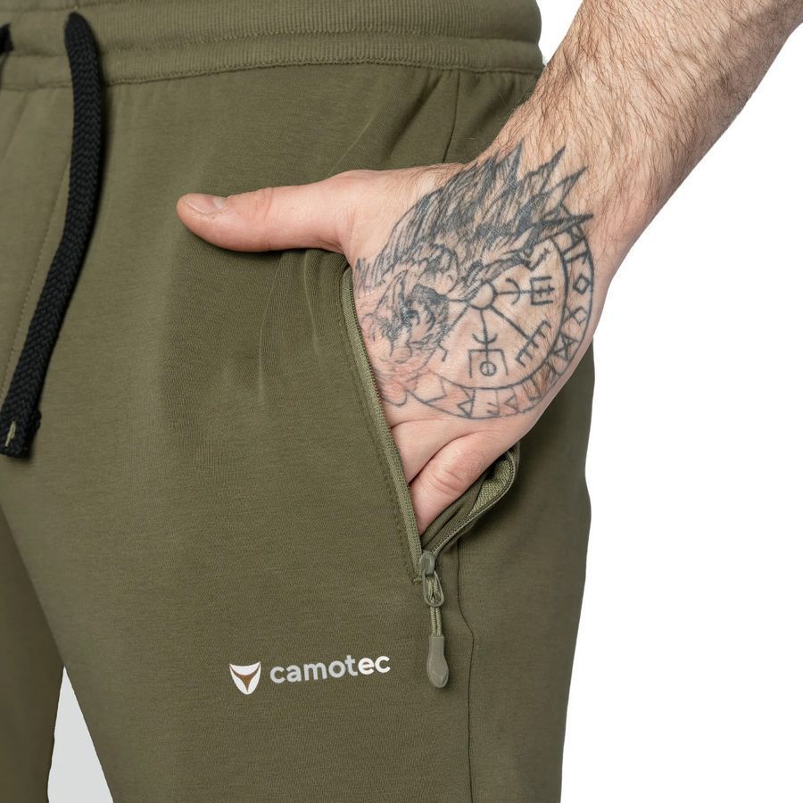 Повсякденні літні спортивні штани FitPro ShapeKnit Олива Camotec фото