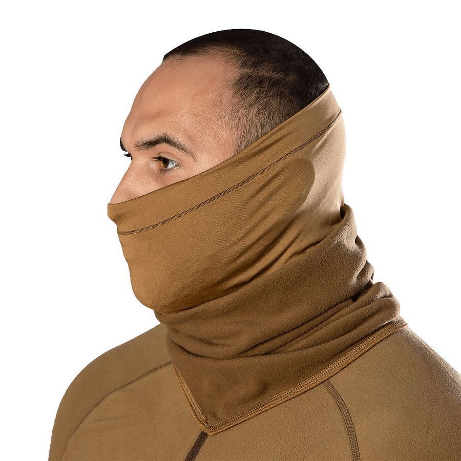 Тактичний шарф-труба WarmFlex Fleece SJ Койот Camotec фото