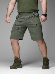 Шорти карго тактичні BEZET Nomad хакі фото