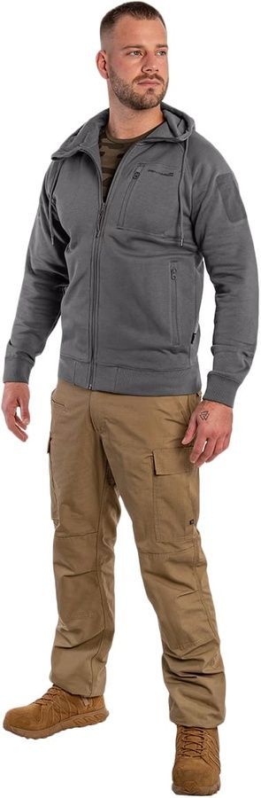 Чоловіча повсякденна флісова кофта Leonidas 2.0 Tactical Sweater Wolf сіра Pentagon фото