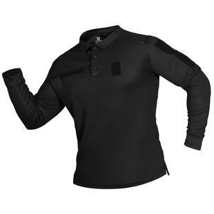 Футболка Paladin Long LT CoolPass черная Camotec фото