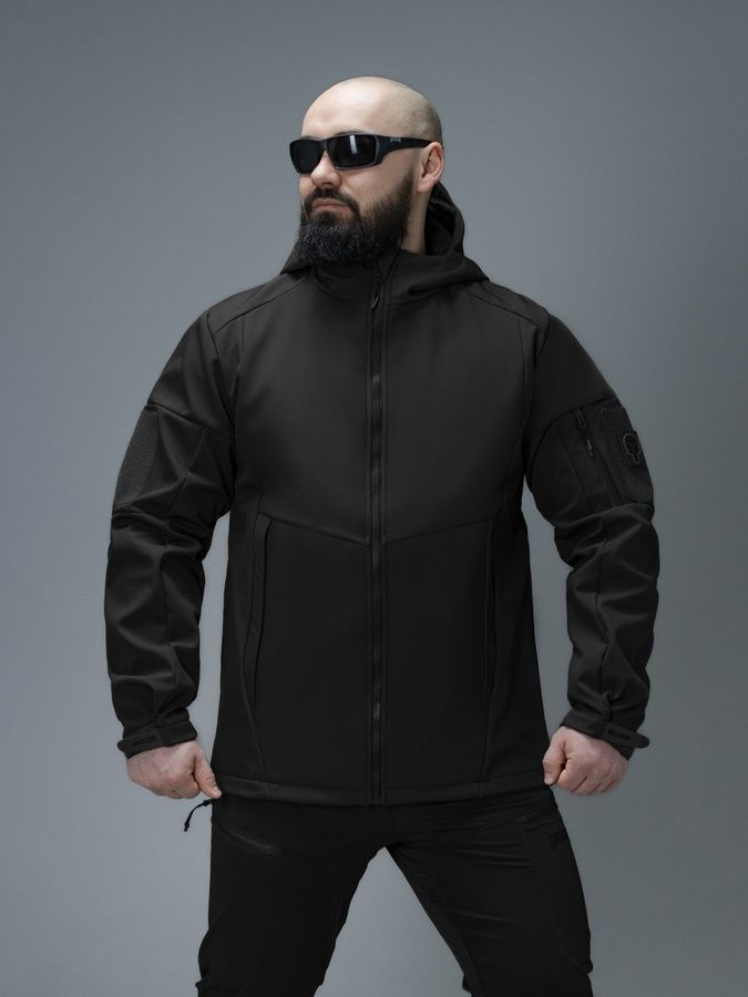 Куртка Softshell BEZET Робокоп GEN.III черный фото