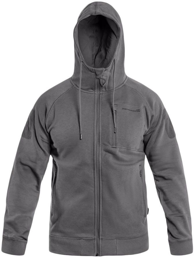 Чоловіча повсякденна флісова кофта Leonidas 2.0 Tactical Sweater Wolf сіра Pentagon фото