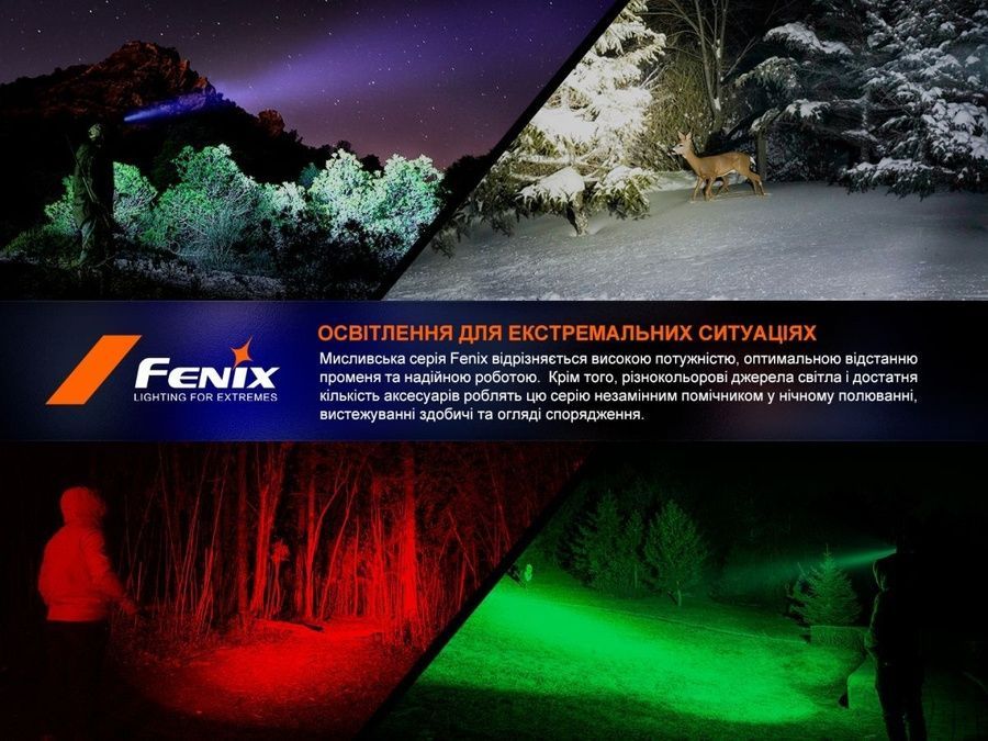 Далекобійний ліхтар Fenix HT18R фото