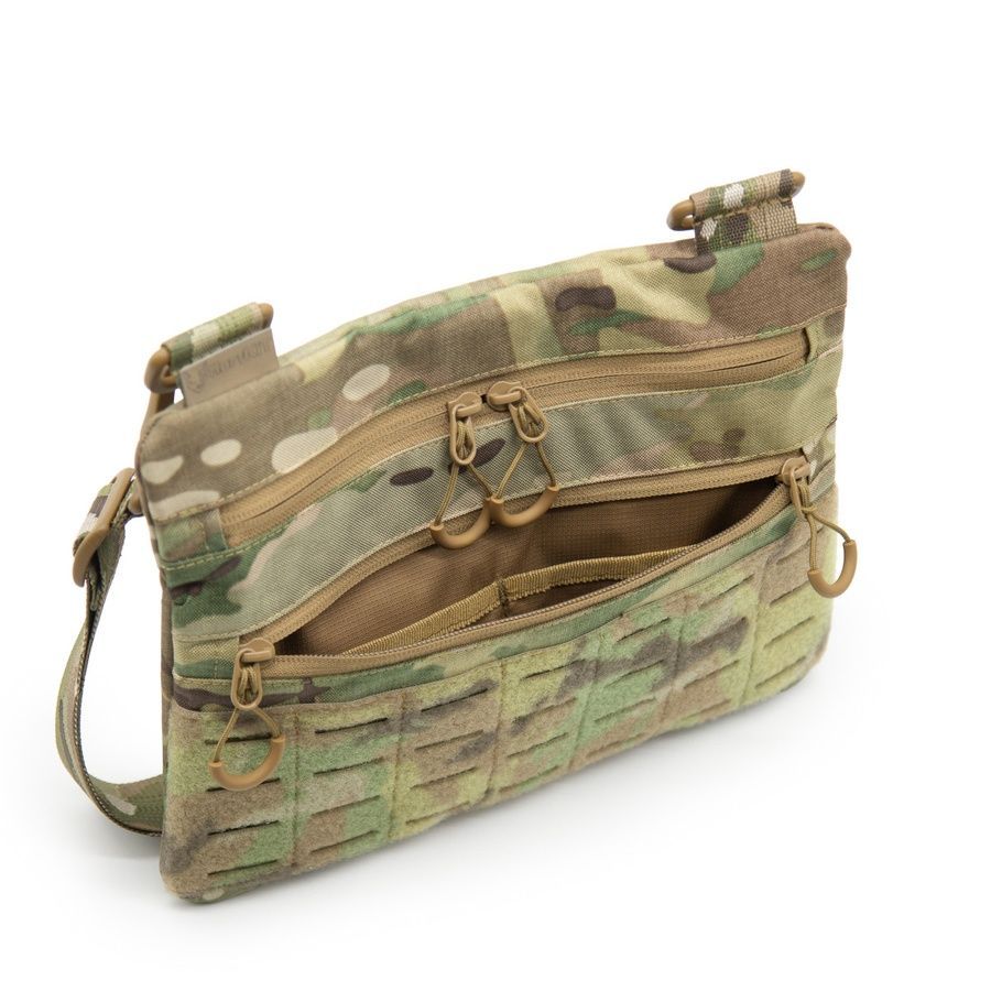 Тактическая сумка с патч панелью для шевронов Cordura Multicam HardKit RoKit M фото