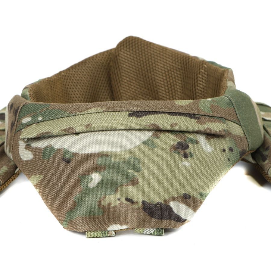 Баллистическая защита шеи, горжет Gen 2, 1 или 2 класса, Cordura Invista USA 1000D MultiCam, MOLLI фото