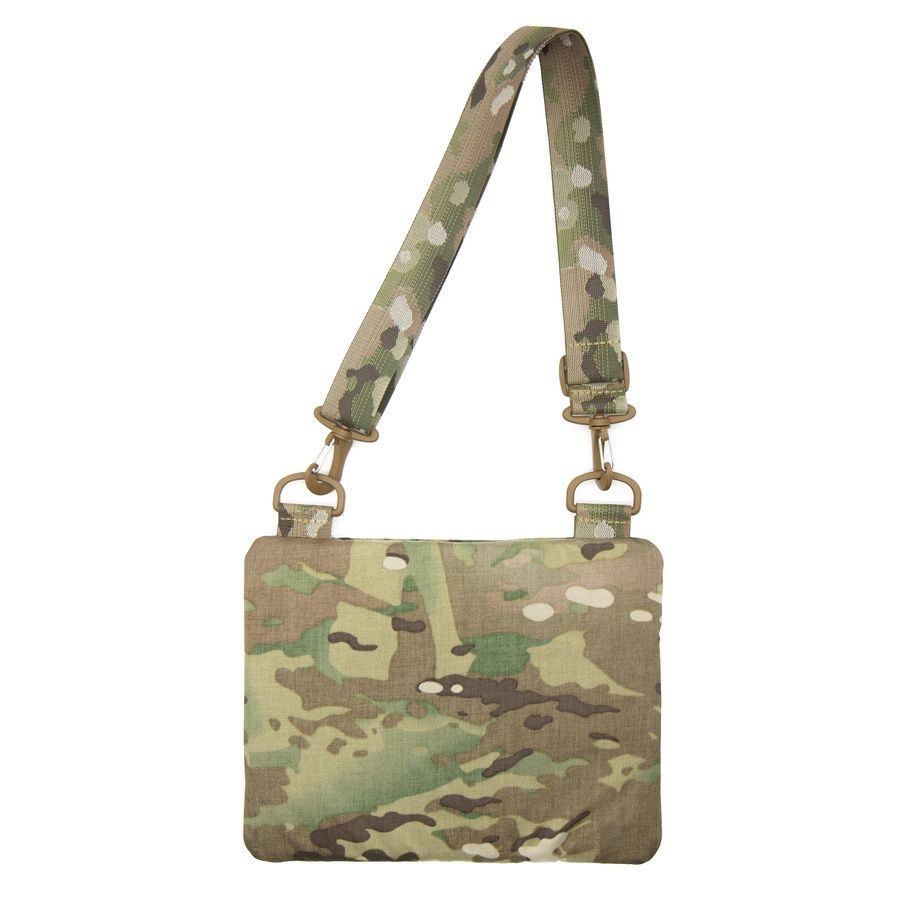 Тактична сумка через плече з патч панеллю для шевронів Cordura Multicam HardKit RoKit M фото