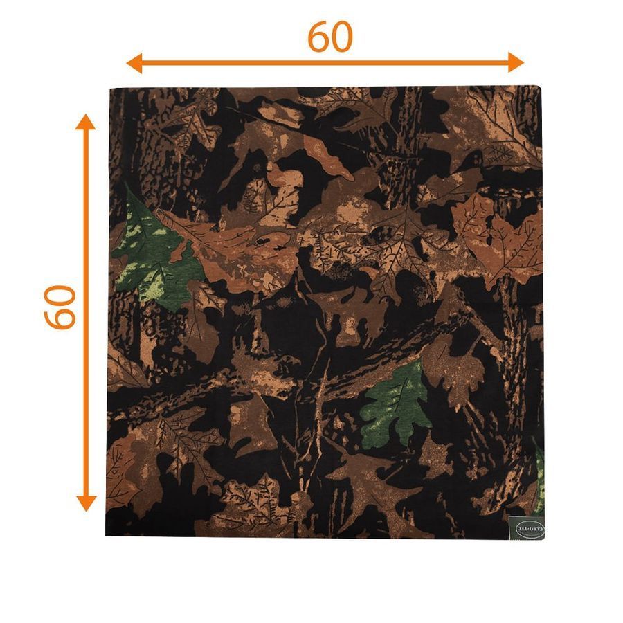 Охотничья бандана Cotton OAK Brown Camotec фото