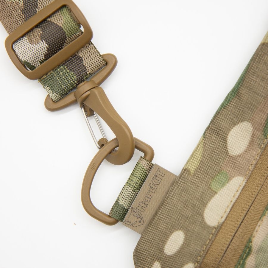 Тактична сумка через плече з патч панеллю для шевронів Cordura Multicam HardKit RoKit M фото