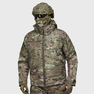 Тактическая зимняя куртка UATAC Multicam Hard Membrane Climashield Apex 136 фото
