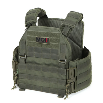 Плитоноска МІЦЬ олива з функцією швидкого скидання (PLATE CARRIER) МОЛЛІ фото