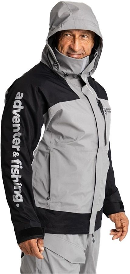 Куртка Adventer & fishing Membrane Jacket S Titanium/black фото