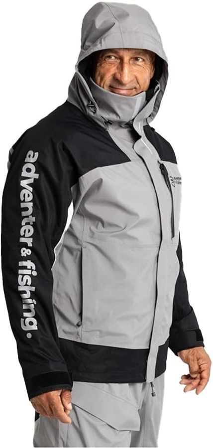 Куртка Adventer & fishing Membrane Jacket S Titanium/black фото