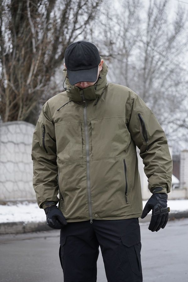 Зимняя утепленная тактическая куртка Archon Husky Extreme Еврозима (темный койот) фото
