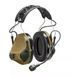 Активные наушники беспроводные 3M PELTOR ComTac VII (MT14H41A-300EU CY), coyote brown, вертикальные, с микрофоном фото 1