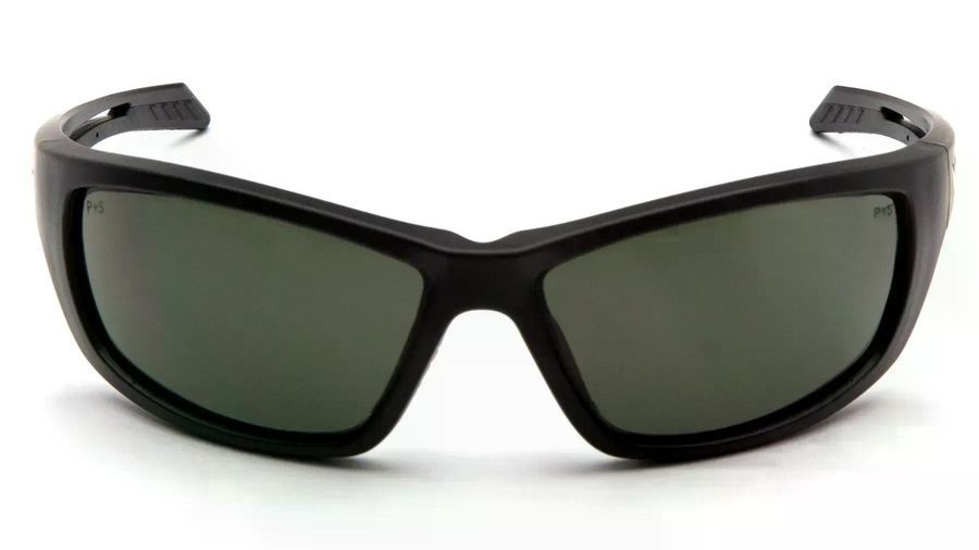 Защитные очки Venture Gear Tactical Howitzer Black (forest grey) Anti-Fog, черно-зеленые в черной оправе фото