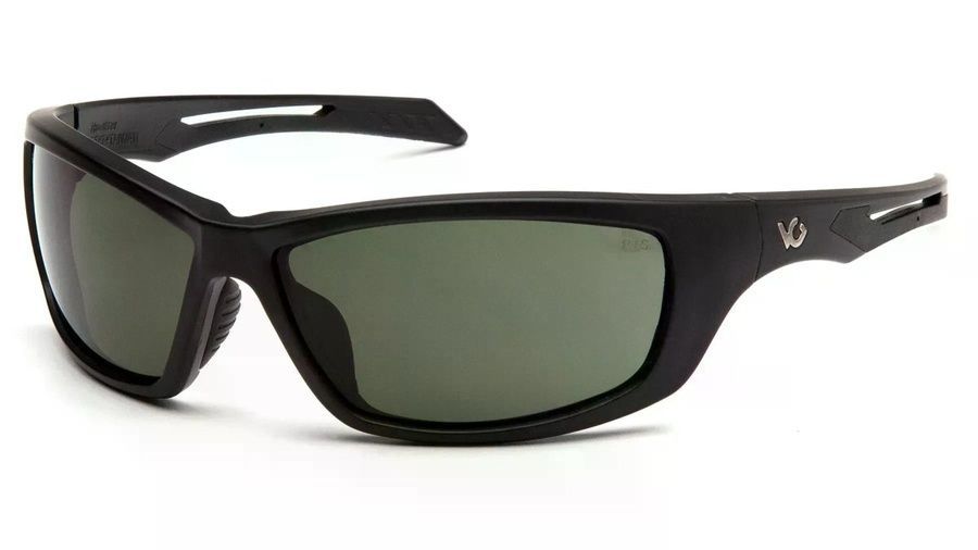 Защитные очки Venture Gear Tactical Howitzer Black (forest grey) Anti-Fog, черно-зеленые в черной оправе фото