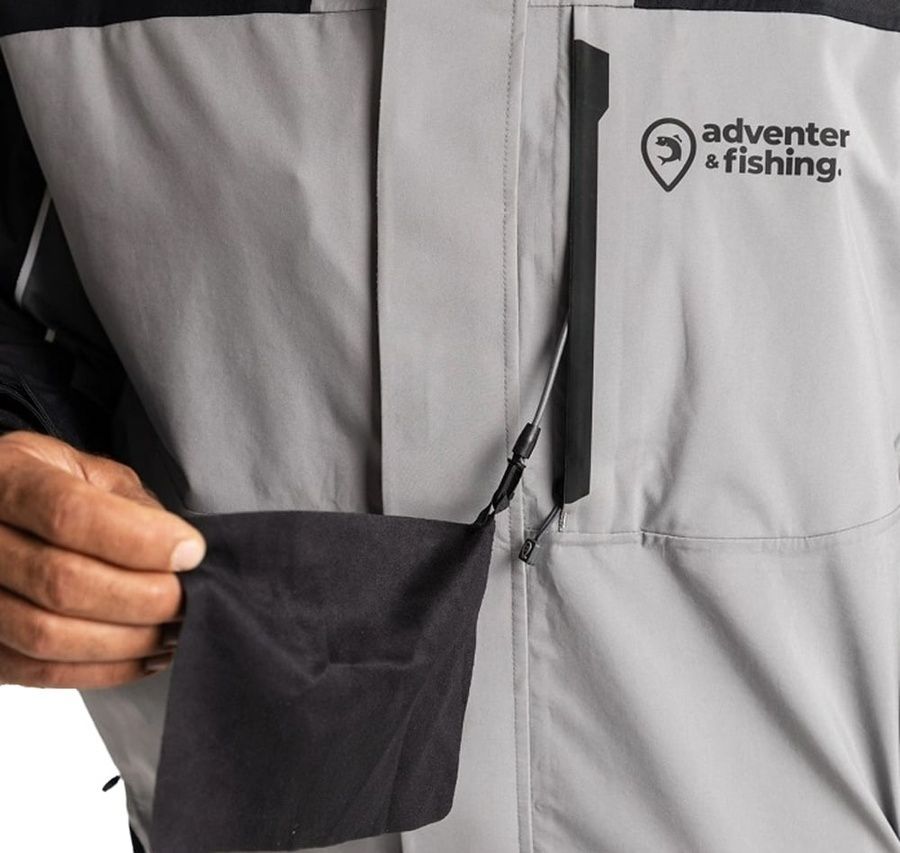 Куртка Adventer & fishing Membrane Jacket S Titanium/black фото