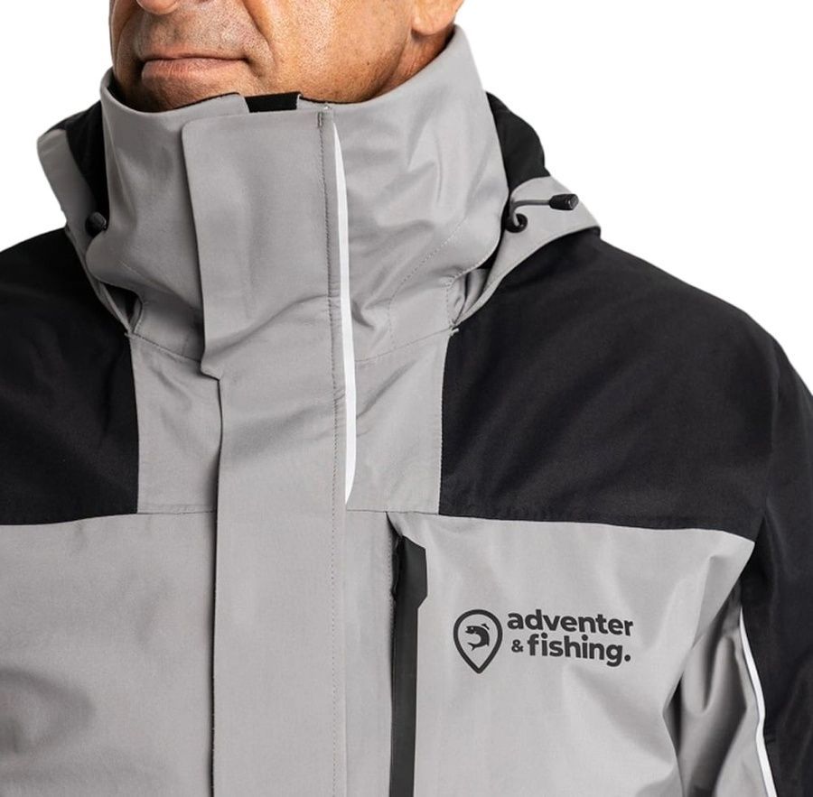 Куртка Adventer & fishing Membrane Jacket S Titanium/black фото
