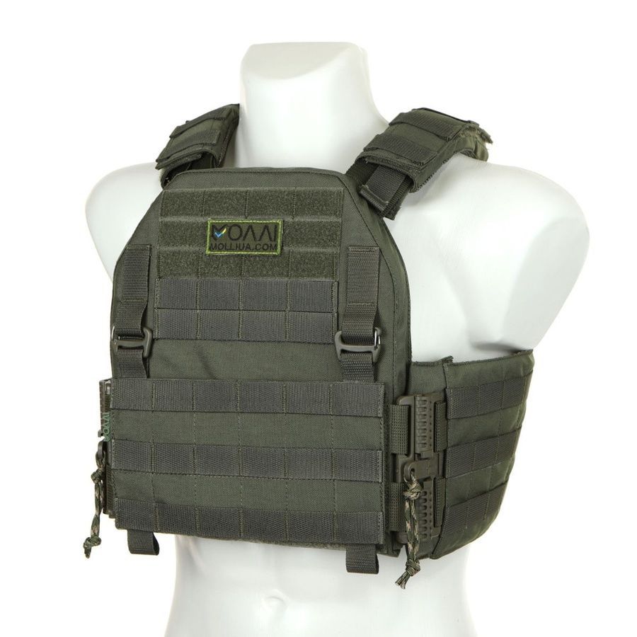 Плитоноска МІЦЬ олива з функцією швидкого скидання (PLATE CARRIER) MOLLI фото