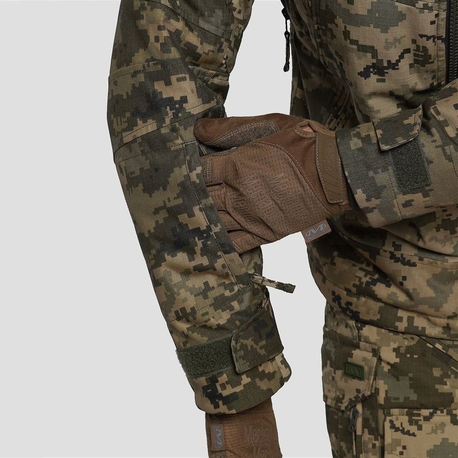 Комплект військової форми. Зимова куртка + штани з наколінниками UATAC Pixel XS фото