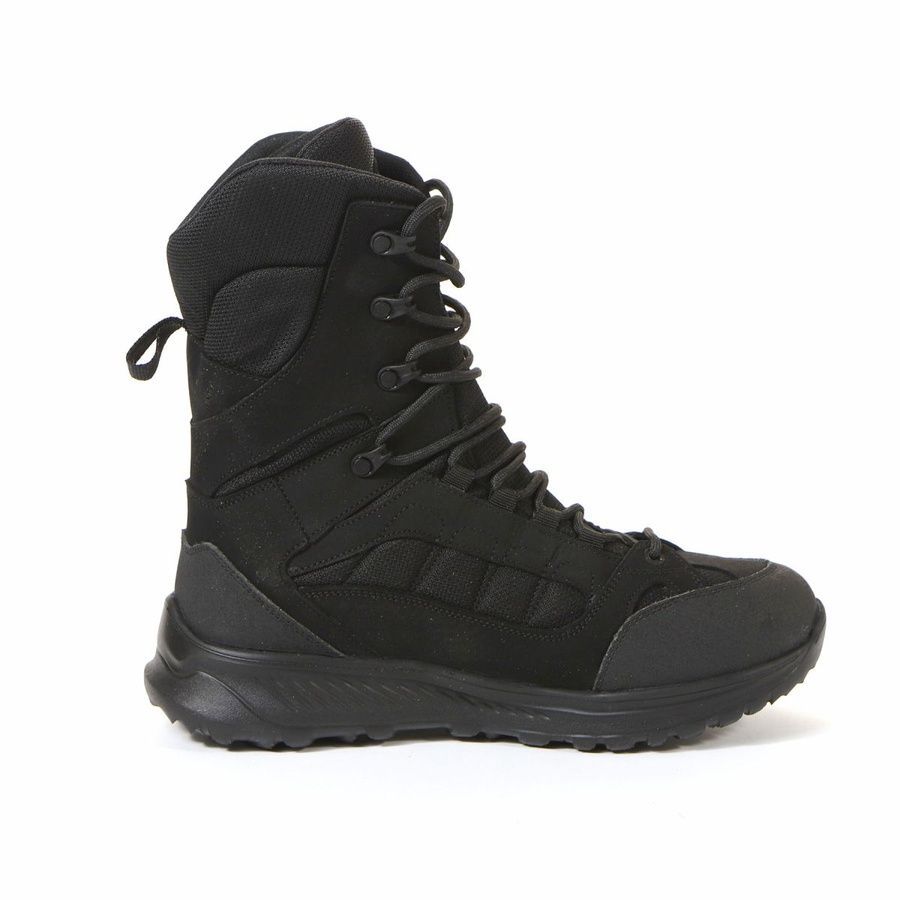 Берцы ботинки тактические черные (Высокие) фото