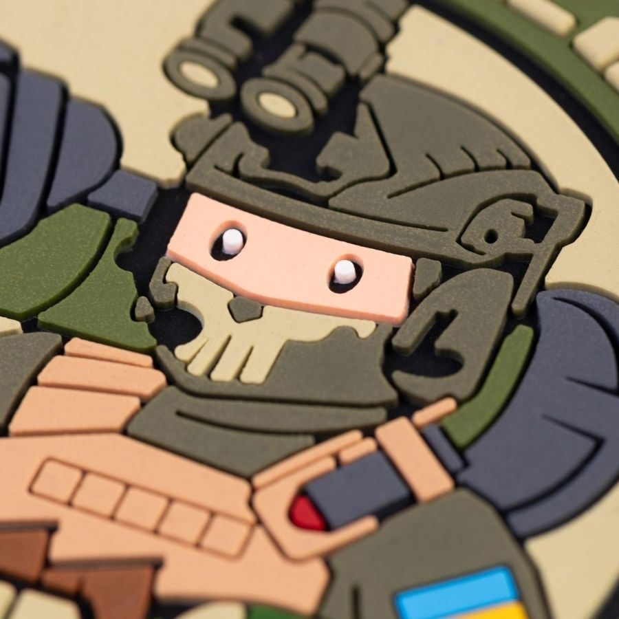 Пам'ятний ПВХ патч (шеврон) до дня визволення Херсону фото Пам'ятний ПВХ патч (шеврон) до дня визволення Херсону фото