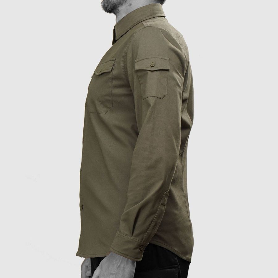 Сорочка UATAC President Line Світла Олива | M фото