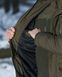 Демісезонний костюм-комплект військовий Тактичний (Куртка парка Ісландія Хакі-Кофта флісова Хакі-Штани карго теплі Alpha Хакі) BEZET фото 7