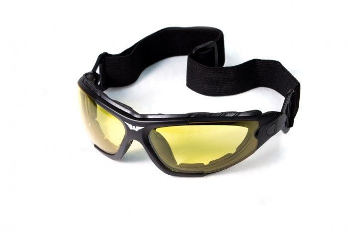 Защитные очки Global Vision Shorty Photochromic (yellow) Anti-Fog, желтые фотохромные фото